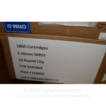 Image 3 of Rifle Ammo from Lake City Image 3 of Lake City 5.56x45mm Ammo