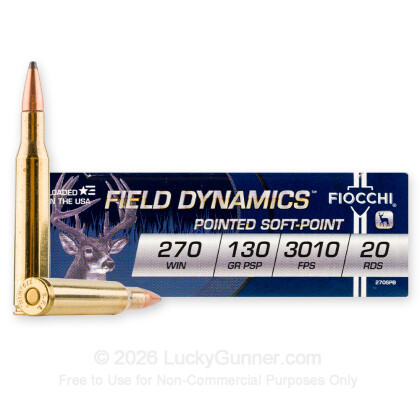 Image 1 of Fiocchi .270 Winchester Ammo