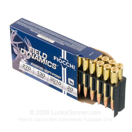 Image 3 of Fiocchi .270 Winchester Ammo
