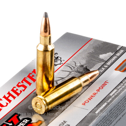 Large image of Cheap 325 WSM Ammo For Sale - 220 Grain SP Ammunition in Stock by Winchester Power-Point - 20 Rounds