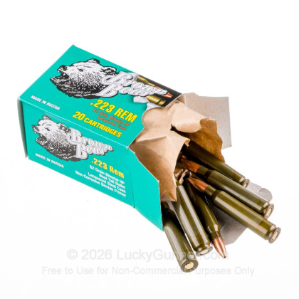 Image 3 of Brown Bear .223 Remington Ammo