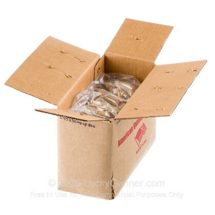 Large image of American Quality Ammunition 45 ACP Ammo For Sale - 230 Grain JHP - 500 Rounds