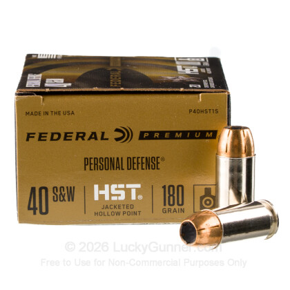 Image 2 of Federal .40 S&W (Smith & Wesson) Ammo