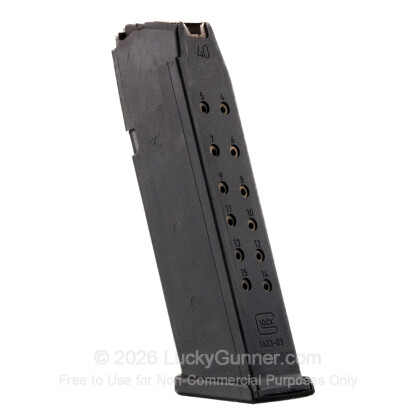 Large image of Factory Glock 40 S&W G22/24/35 15rd Magazine For Sale *LE TRADE-IN*