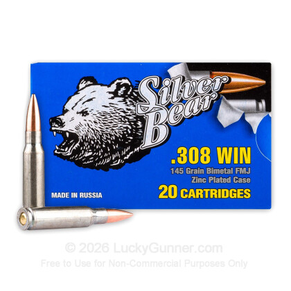 Image 1 of Silver Bear .308 (7.62X51) Ammo