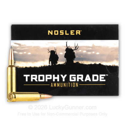 Image 2 of Nosler Ammunition 6.5x284 Norma Ammo
