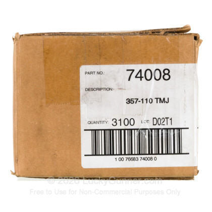Large image of Bulk 357 Magnum (.357) Bullets for Sale - 110 Grain TMJ - Bullets in Stock by Speer - 3100