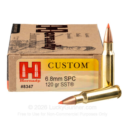 Image 2 of Hornady Ammo from Hornady Image 2 of Hornady 6.8 Remington SPC Ammo