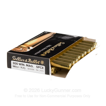 Image 5 of Sellier & Bellot 300 Winchester Magnum Ammo
