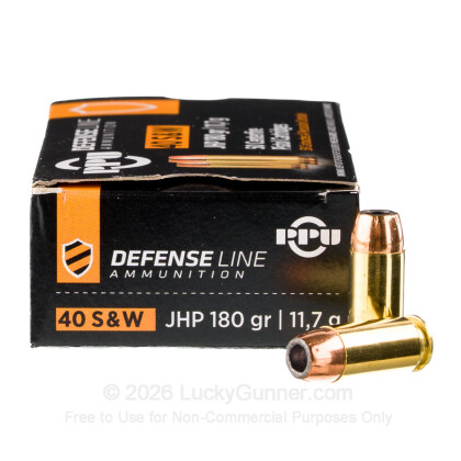 Image 2 of 40 S&W Ammo from Prvi Partizan Image 2 of Prvi Partizan .40 S&W (Smith & Wesson) Ammo
