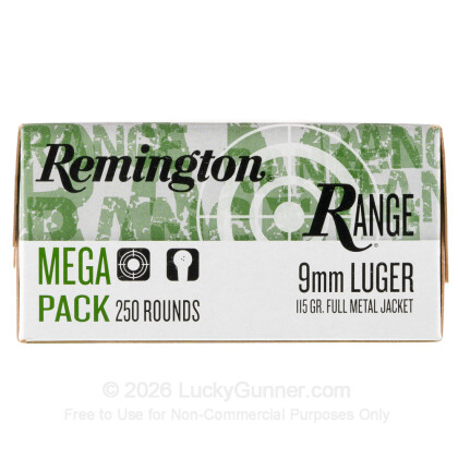 Image 1 of Remington 9mm Luger (9x19) Ammo