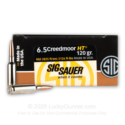 Image 1 of SIG SAUER 6.5mm Creedmoor Ammo