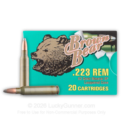Image 1 of Brown Bear .223 Remington Ammo