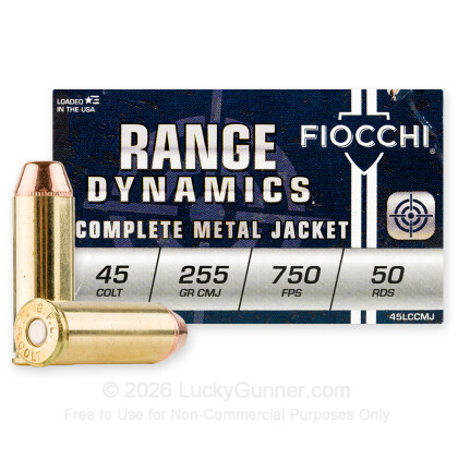Image 2 of Fiocchi .45 Long Colt Ammo