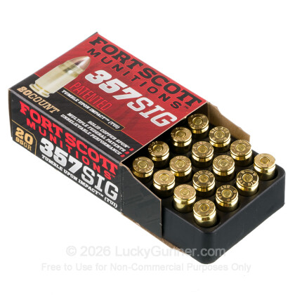 Image 3 of Fort Scott Munitions .357 Sig Ammo