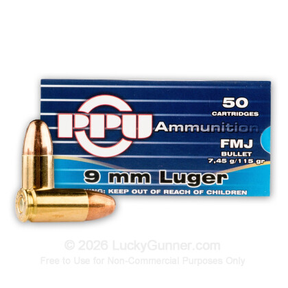 Image 2 of Shop by Popular Brand from Prvi Partizan Image 2 of Prvi Partizan 9mm Luger (9x19) Ammo