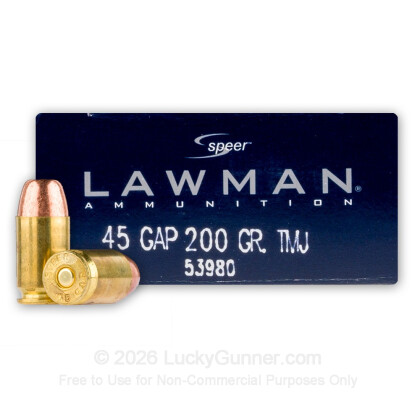 Image 1 of Speer .45 GAP Ammo