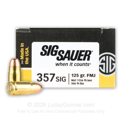 Image 1 of SIG SAUER .357 Sig Ammo