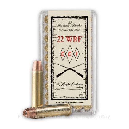 Image 2 of CCI .22 WRF (Winchester Rimfire) Ammo