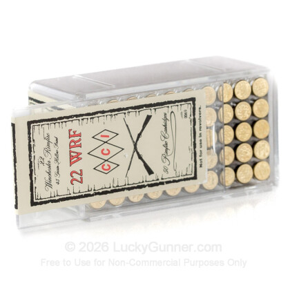 Image 3 of CCI .22 WRF (Winchester Rimfire) Ammo