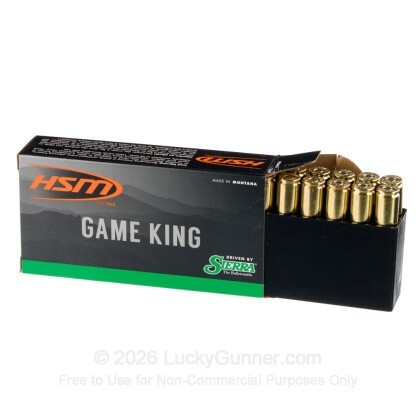 Large image of HSM 243 WSSM Ammo For Sale - 100 Grain GameKing SBT - 20 Rounds