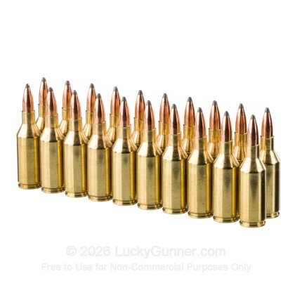 Large image of HSM 243 WSSM Ammo For Sale - 100 Grain GameKing SBT - 20 Rounds