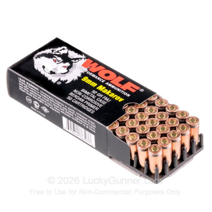 Image 3 of Wolf 9mm Makarov (9x18mm) Ammo