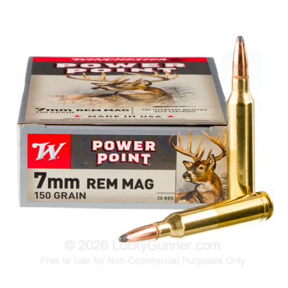 Image 2 of Winchester Ammo from Winchester Image 2 of Winchester 7mm Remington Magnum Ammo