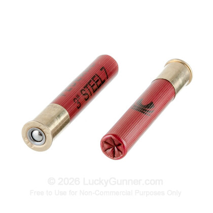 Large image of Premium 410 Gauge Ammo For Sale - 3" 3/8 oz. #7 Shot Ammunition in Stock by Federal Steel Game & Target - 25 Rounds