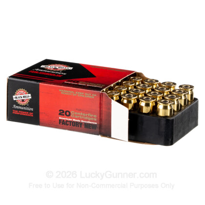 Large image of Premium 45 ACP Ammo For Sale - 230 Grain JHP Ammunition in Stock by Black Hills - 20 Rounds
