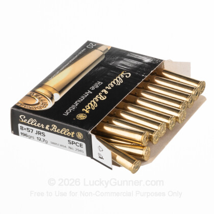 Image 3 of Sellier & Bellot 8x57mm JRS Mauser (8mm Rimmed Mauser) Ammo