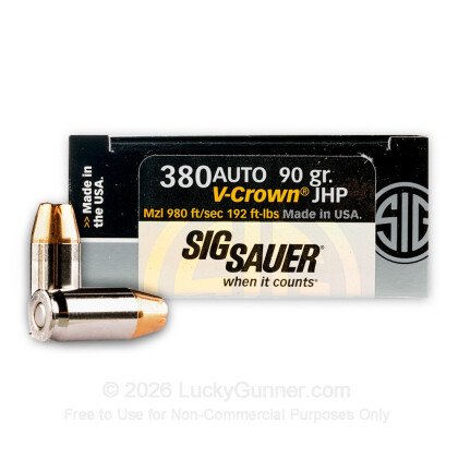 Image 1 of SIG SAUER .380 Auto (ACP) Ammo