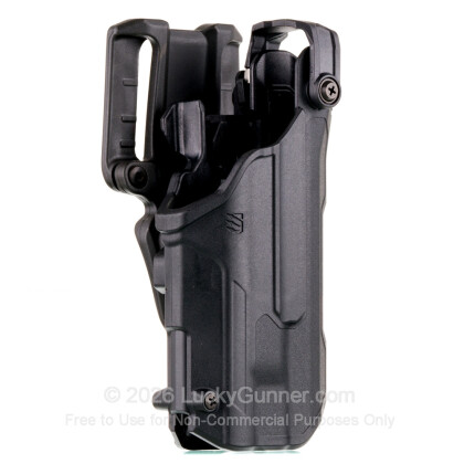 Large image of Holster - Outside the Waistband - Blackhawk - T-Series L2D Light Bearing Duty Holster - Right Hand