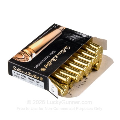 Image 3 of Shop by Popular Brand from Sellier & Bellot Image 3 of Sellier & Bellot 7mm Remington Magnum Ammo