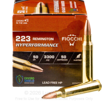 Image 1 of 223 Ammo from Fiocchi Image 1 of Fiocchi .223 Remington Ammo