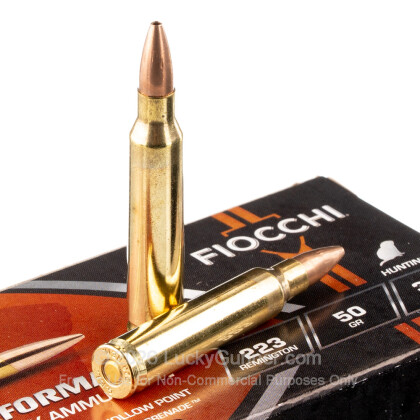 Image 3 of 223 Ammo from Fiocchi Image 3 of Fiocchi .223 Remington Ammo