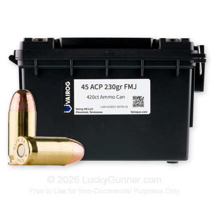 Image 1 of Vairog .45 ACP (Auto) Ammo