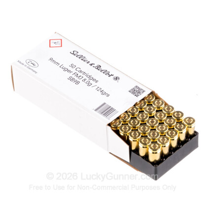 Image 2 of Sellier & Bellot 9mm Luger (9x19) Ammo