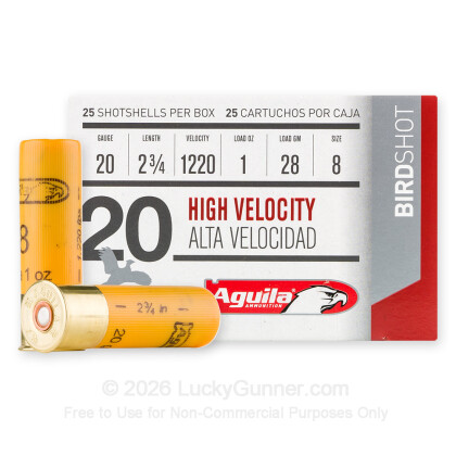 Image 1 of Aguila 20 Gauge Ammo