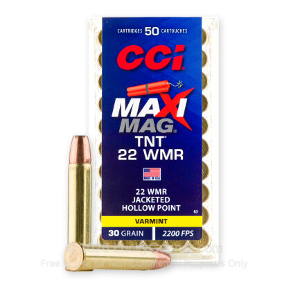 Image 2 of CCI .22 Magnum (WMR) Ammo