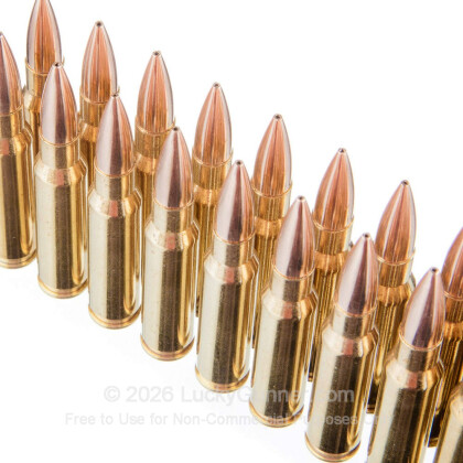 Large image of Premium 308 Win Ammo For Sale - 175 Grain Hollow Point Boat-Tail Ammunition in Stock by Black Hills Match - 20 Rounds
