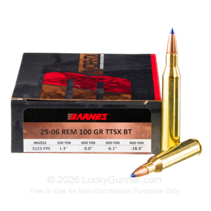 Image 2 of Barnes .25-06 Ammo