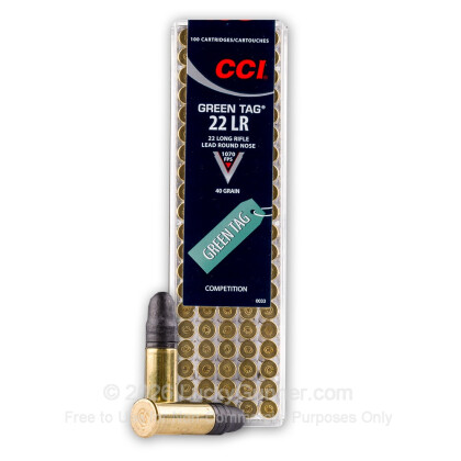 Image 2 of 22 LR Ammo from CCI Image 2 of CCI .22 Long Rifle (LR) Ammo