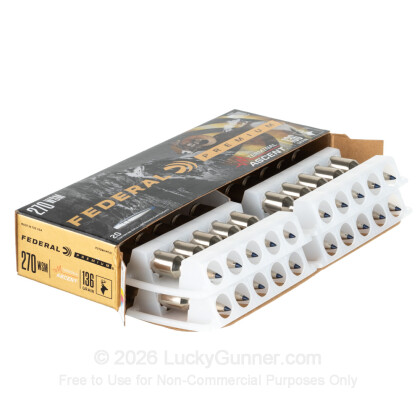 Image 3 of Federal .270 Winchester Short Magnum Ammo