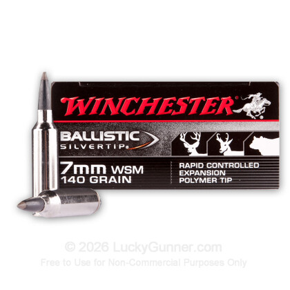 Image 1 of 7mm Win Short Magnum from Winchester Image 1 of Winchester 7mm Winchester Short Magnum Ammo