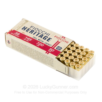Image 3 of Fiocchi .38 Smith & Wesson Ammo