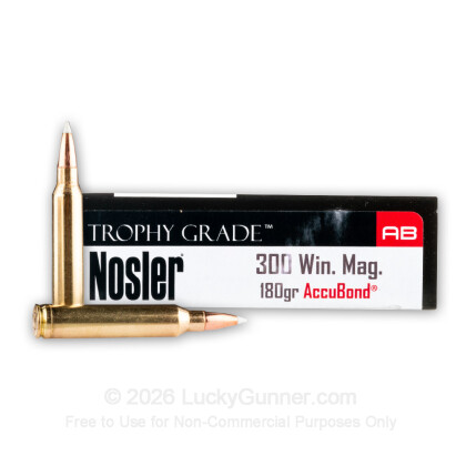 Image 1 of Nosler Ammunition .300 Winchester Magnum Ammo