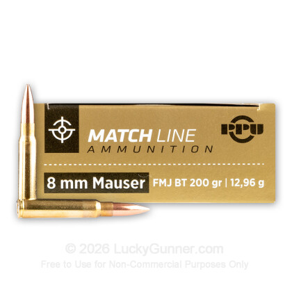 Image 2 of 8mm Mauser (8x57mm JS) from Prvi Partizan Image 2 of Prvi Partizan 8mm Mauser (8x57mm JS) Ammo