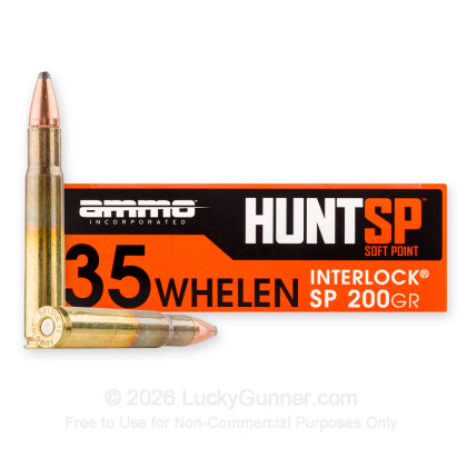Large image of Ammo Inc. Hunt 35 Whelen Ammo For Sale - 200gr SP - 20rds