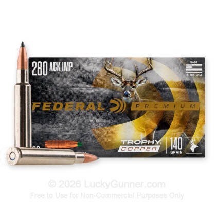 Image 2 of Federal 280 Ackley Improved Ammo